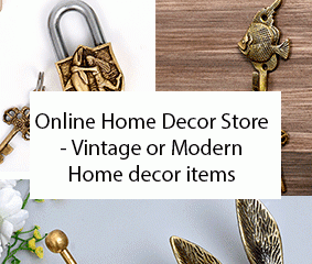 Online Home Decor Store - Vintage or Modern Home decor items
