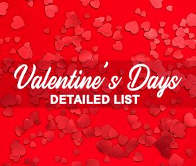 Valentine's Week 2024 Detailed List | 7 To 14th Feb