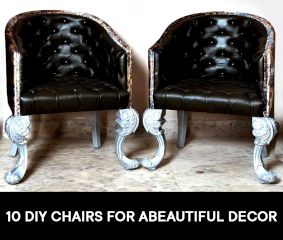 10 DIY CHAIRS FOR A BEAUTIFUL DECOR