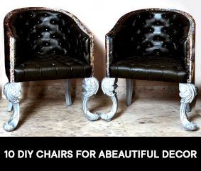 10 DIY Chairs For A Beautiful Decor