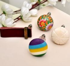 Wooden, bone,Leather, resin & horn knobs