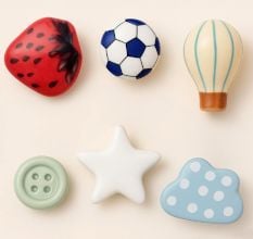 Ceramic kids room knob