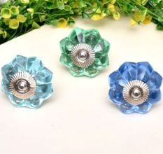 Marigold flower knob