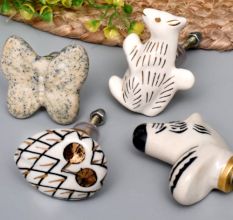 Ceramic fauna knobs (shapes)