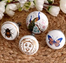 Ceramic fauna knobs (pattern)