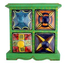 Four Drawer Spice Box