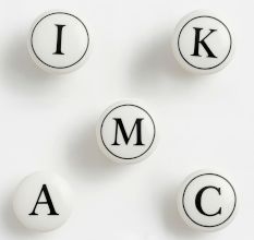 Ceramic A-Z Knobs