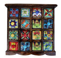 Sixteen Drawers Spice Box