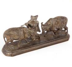 Bronze Krishna & Vishnuji