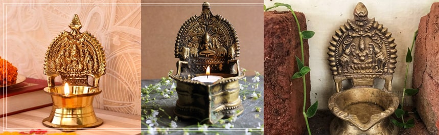 Different Types Of Traditional Bronze Oil Lamps For This Festive Season
