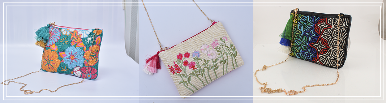 Hand Embroidered Clutch