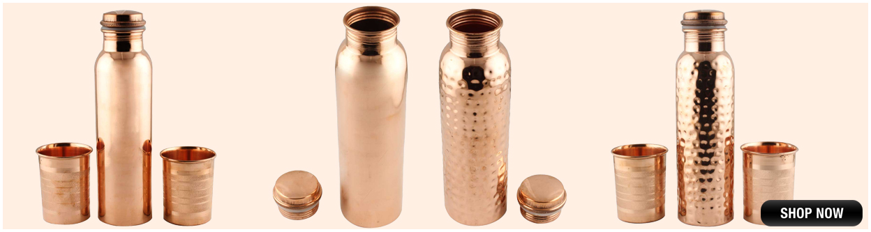 Buy Copper Drinking Water Bottle