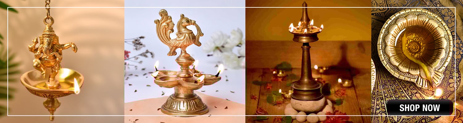 Buy Bronze oil lamps