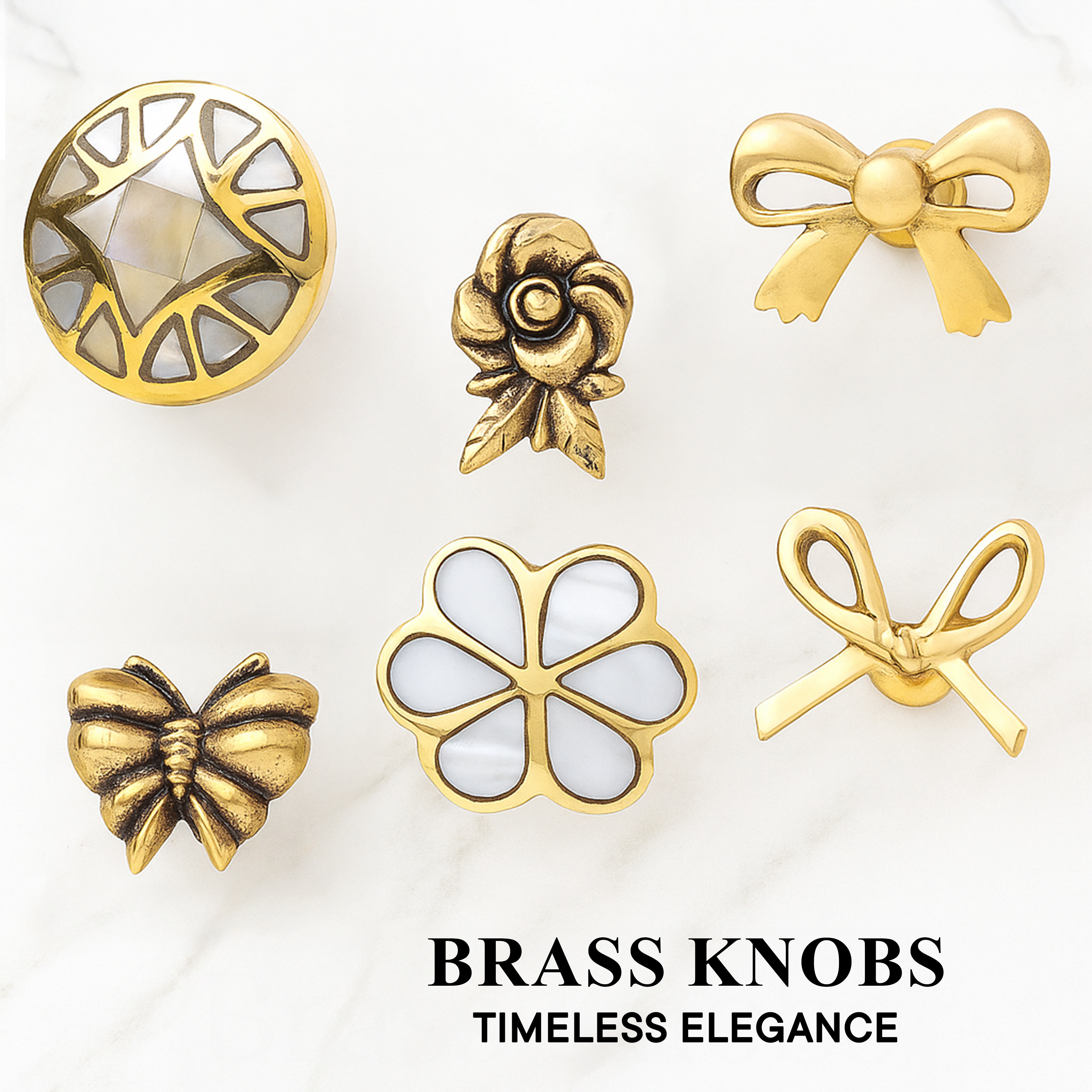 brass knobs