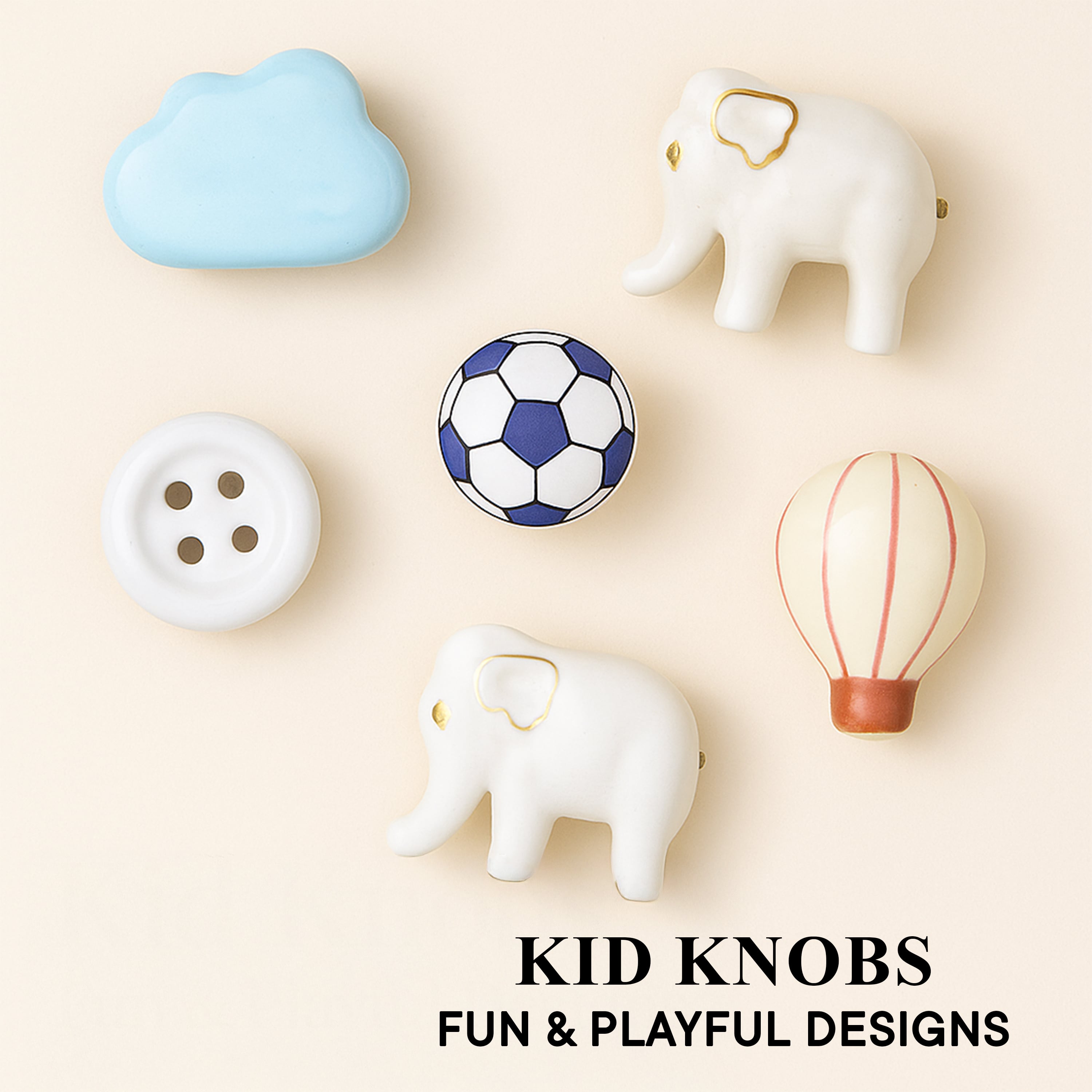 Mix Kids Shape Knobs