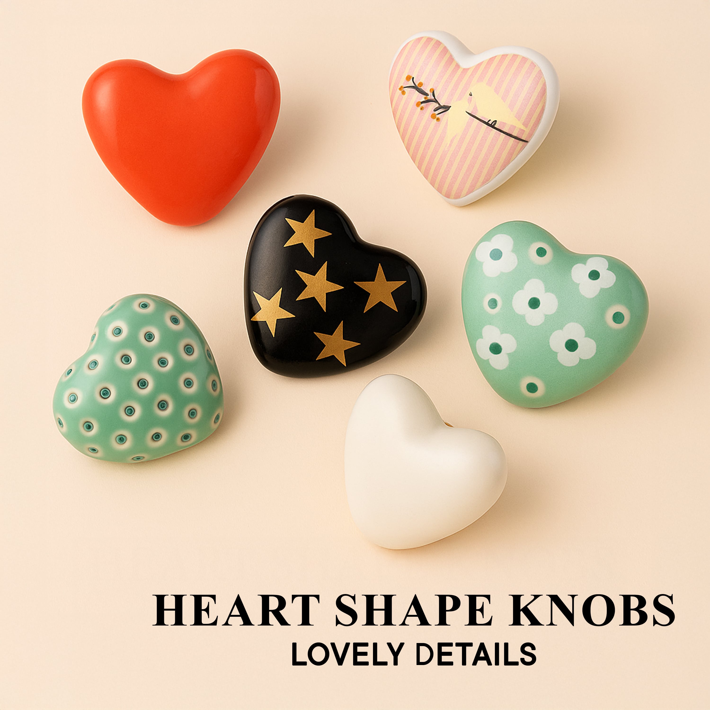 Heart Knobs