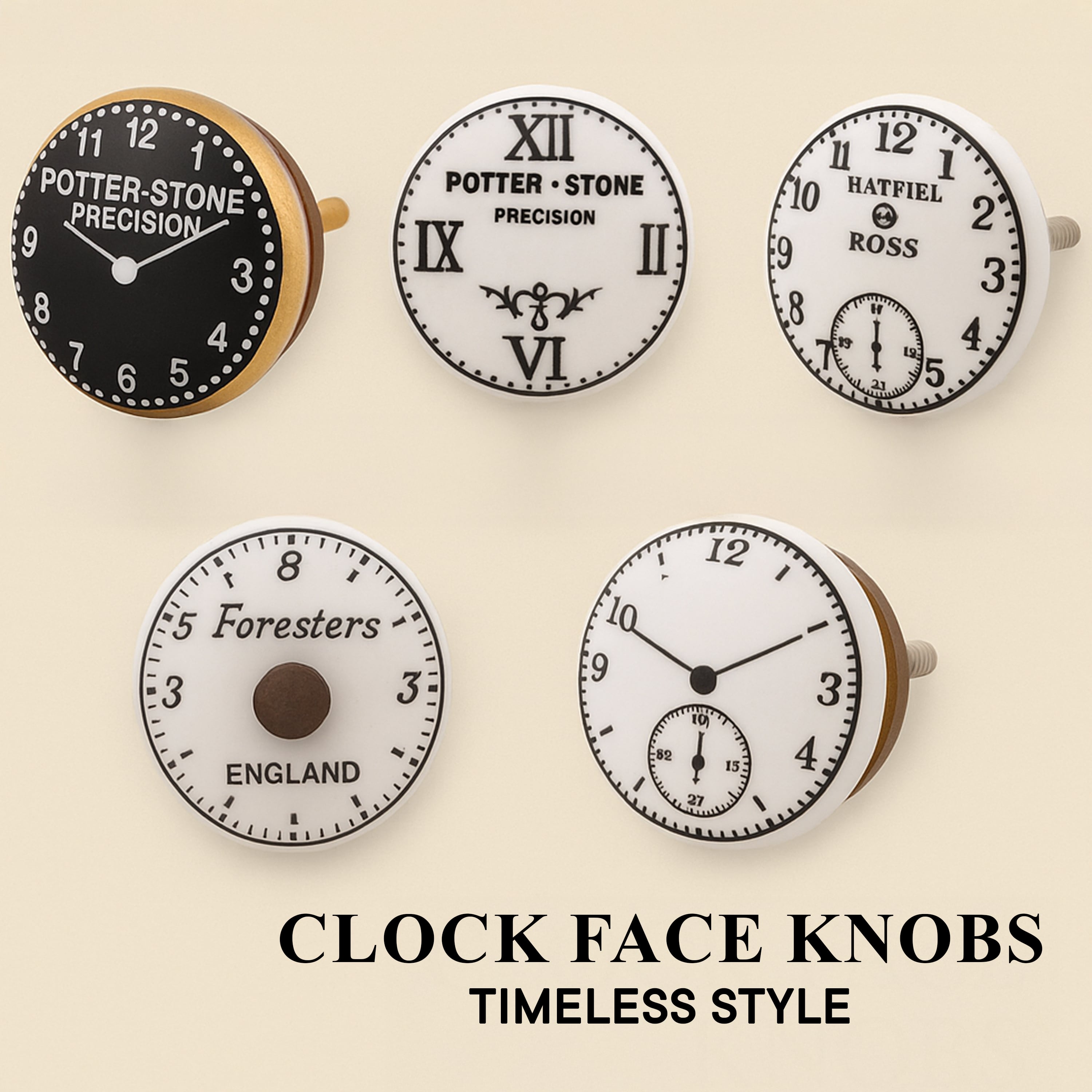 Clock Face Knobs