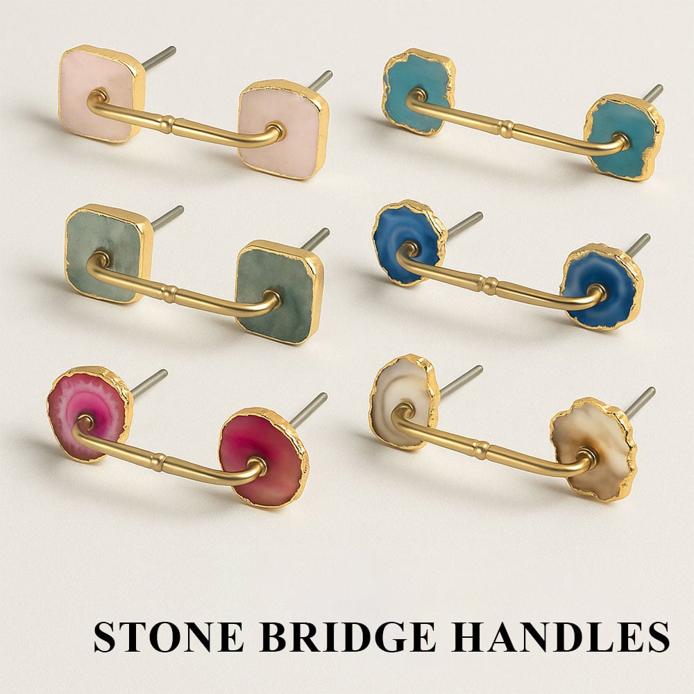 Stone T-Bar Handles
