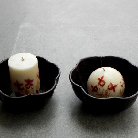 Copper Flower Urli, Small