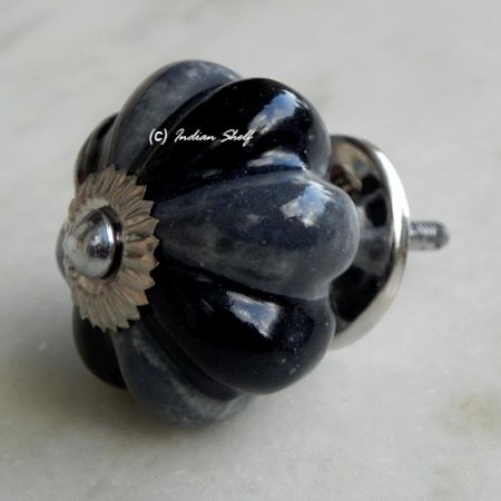 Grey Black Knob