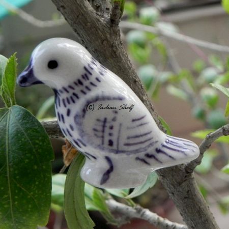 Purple Feather Bird Knob