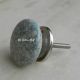 Sky Blue Marble Flat Furniture Knob