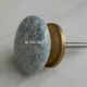 Sky Blue Marble Flat Furniture Knob