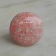Pink Flat Crackle Ceramic Knob