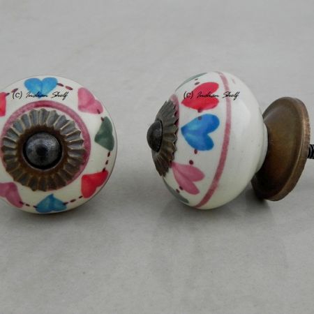 Mixed Color Heart Knob