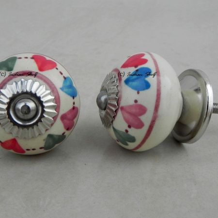Mixed Color Heart Knob