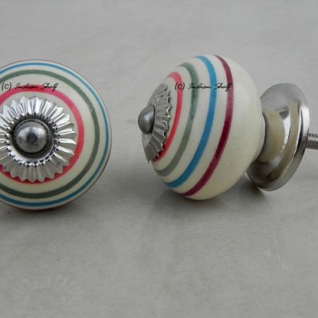 Mixed Striped knob
