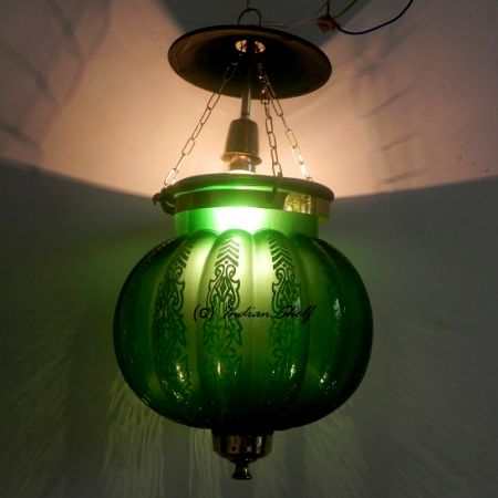 Green Melon Lamp