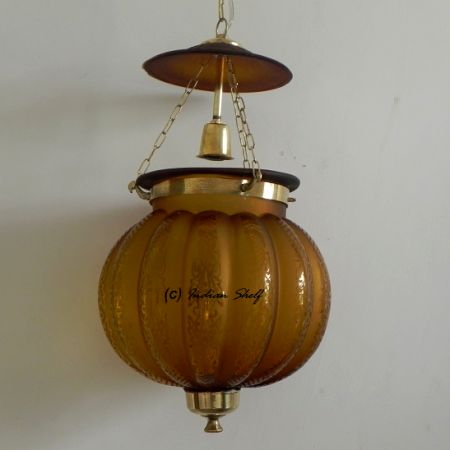 Light Amber Melon Lamp