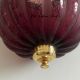 Dark Purple Melon Lamp