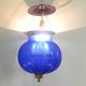 Navy Blue Melon Lamp
