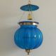 Turquoise Melon Lamp