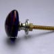Blue with Red Striped Knob