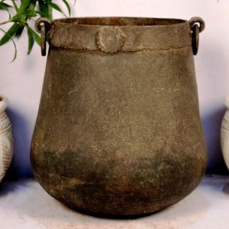 Bronze Planter-18.5 X 17 Inches