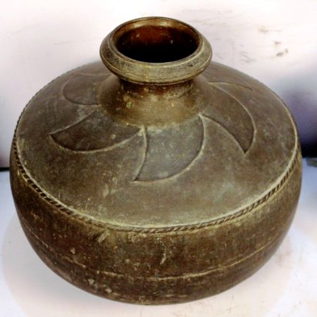 To Be Check Bronze Planter-15 x 16.5 inches