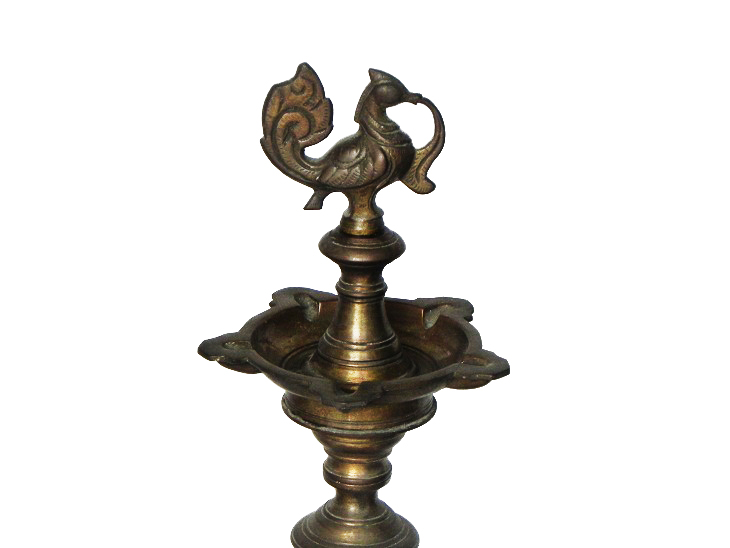 Vintage Oil Lamp-8 (Ht-20 Inches)