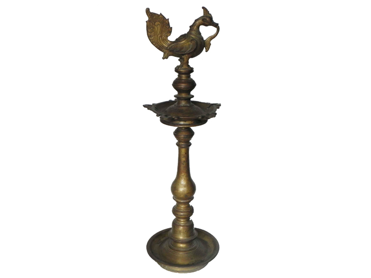 Vintage Oil Lamp-10 (Ht-28 Inches)