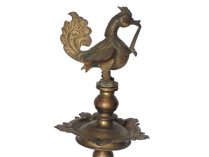 Vintage Oil Lamp-11 (Ht-25 Inches)