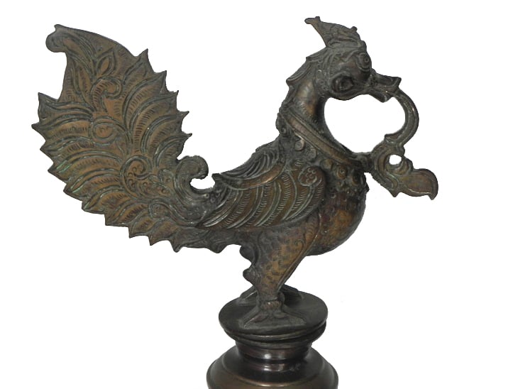 Vintage Oil Lamp-12 (Ht-31 Inches)