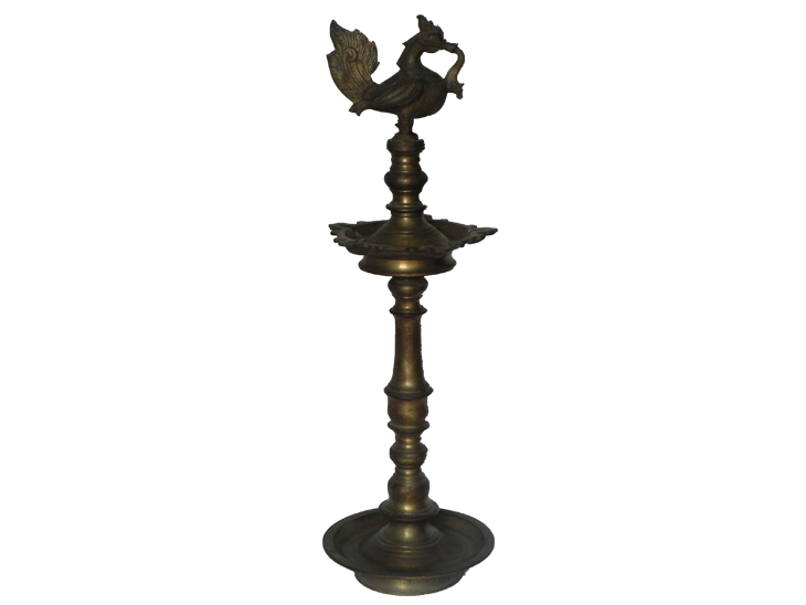 Vintage Oil Lamp-17 (Ht-26 Inches)