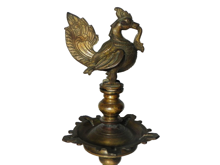 Vintage Oil Lamp-18 (Ht-27 Inches)