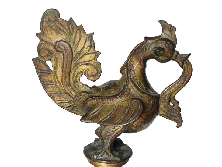 Vintage Oil Lamp-21 (Ht-26 Inches)