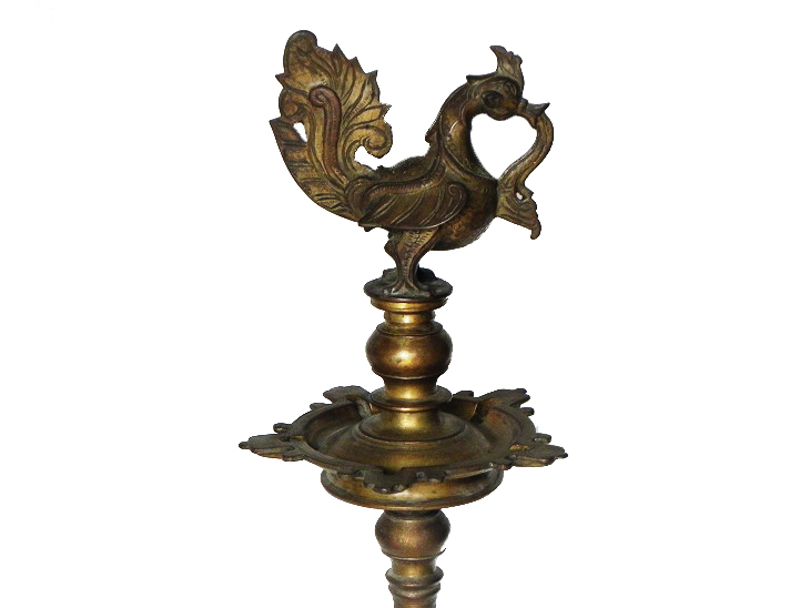 Vintage Oil Lamp-21 (Ht-26 Inches)