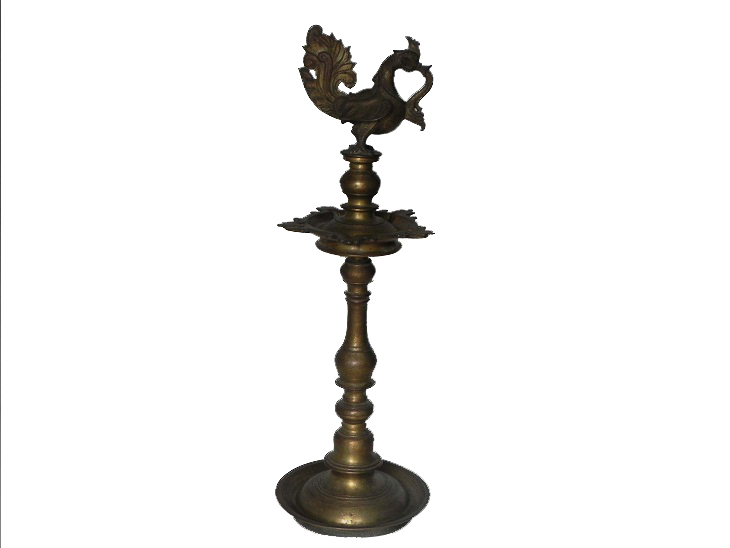 Vintage Oil Lamp-21 (Ht-26 Inches)