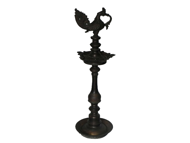 Vintage Oil Lamp-22 (Ht-25.5 Inches)