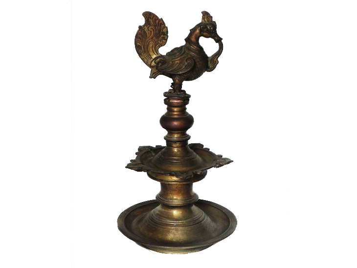 Vintage Oil Lamp-26 (Ht-18.5 Inches)